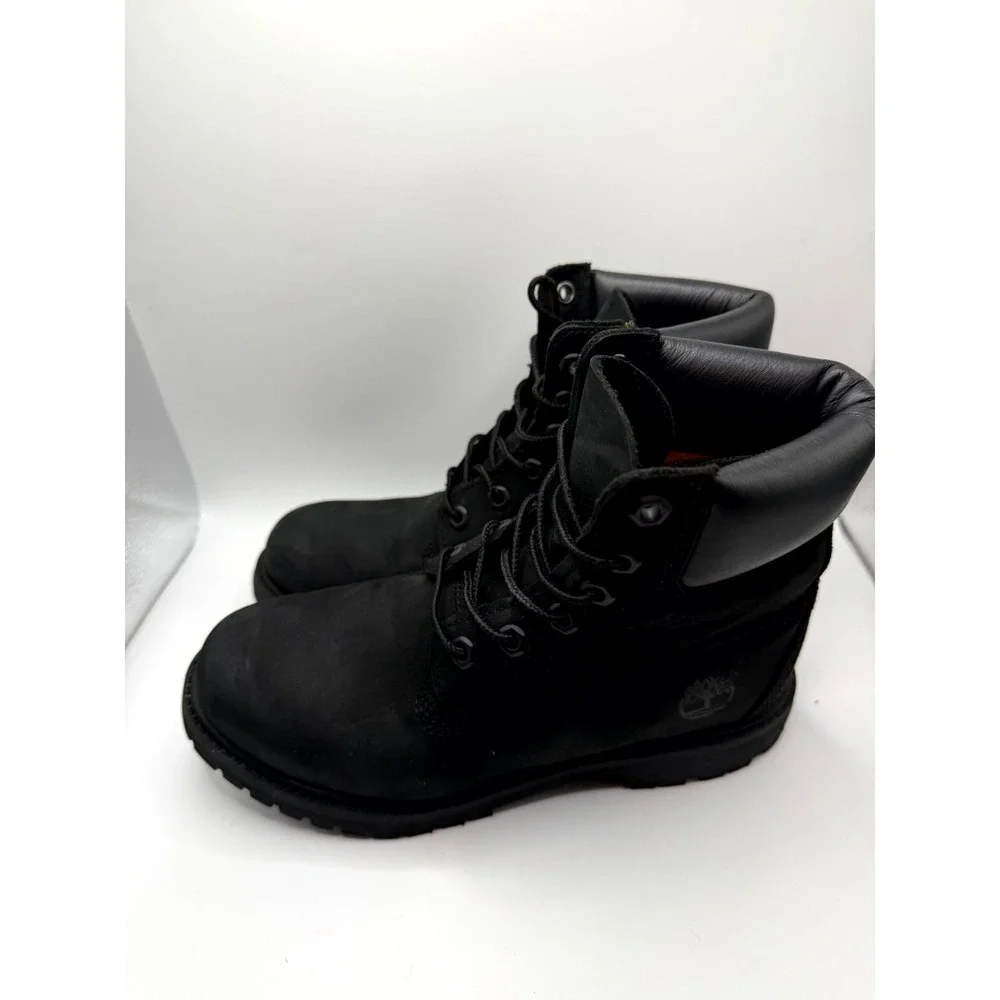 Timberland Premium 6-Inch TB08658A001 Womens‎ 7 M Black Leather Waterproof Boot